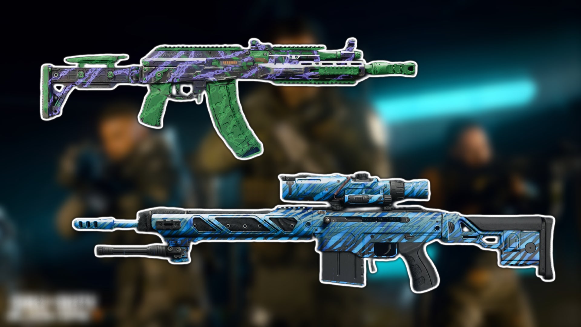 Two Prestige camos are shown in Call of Duty: Black Ops 7.